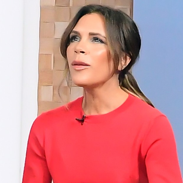 NEW YORK, NY - OCTOBER 12:  Victoria Beckham is seen on the set of (Good Morning America)on October 12, 2021 in New York City.  (Photo by Raymond Hall/GC Images) (Foto: GC Images)