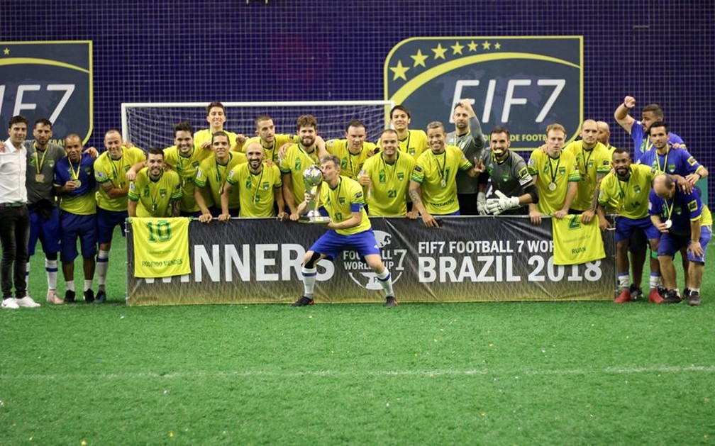 brasil campeao - Brasil é campeão da Copa do Mundo de futebol 7 no masculino e no feminino