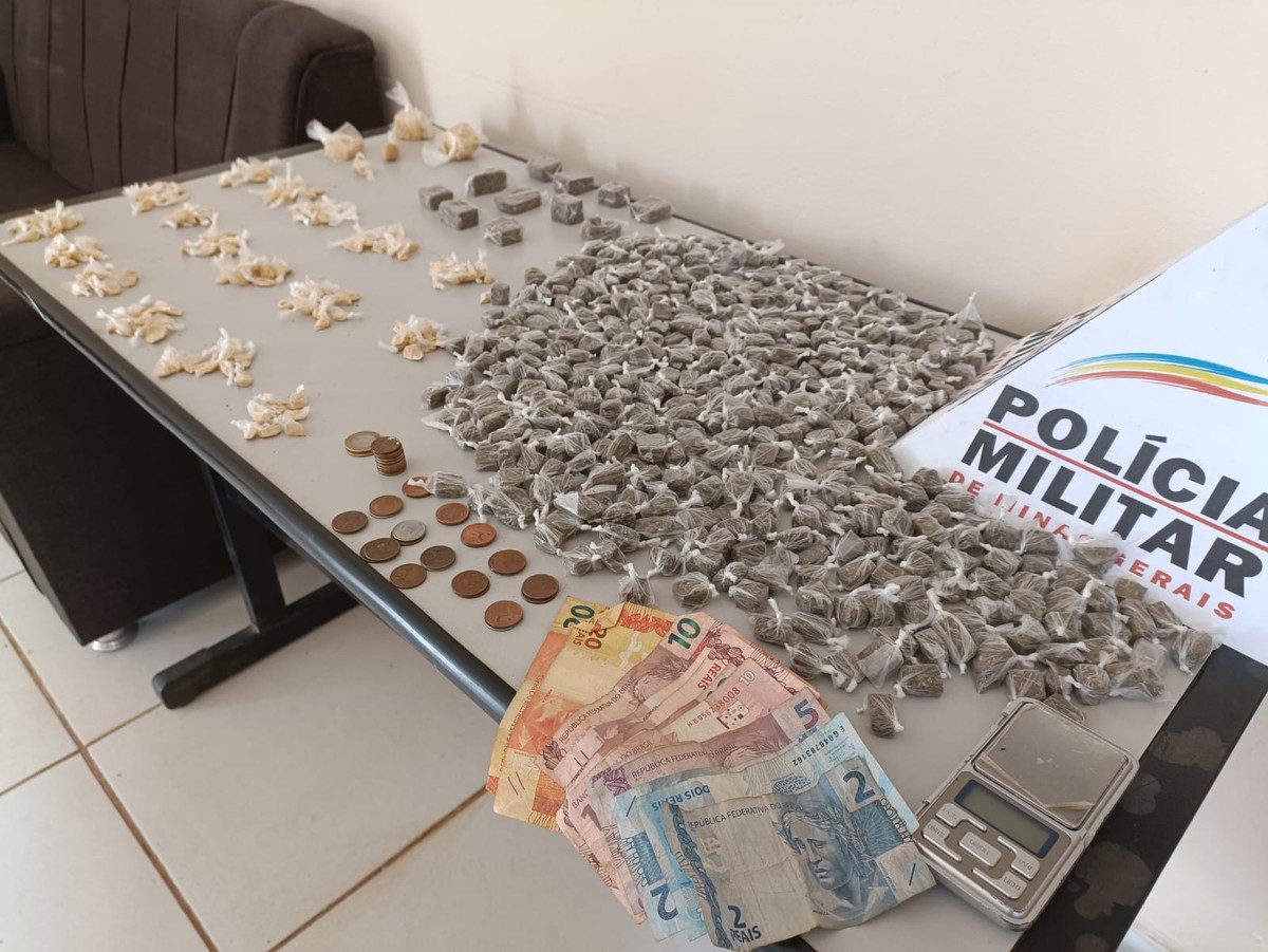 Jovem passa nome falso ao ser preso com drogas em Montes Claros; ele já tinha seis passagens por tráfico, roubo e receptação