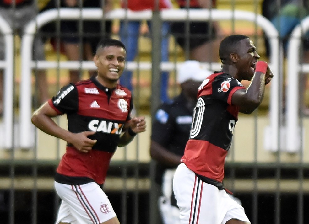 Vinicius Junior fez o "chororô" na comemoração do gol marcado (Foto: André Durão)