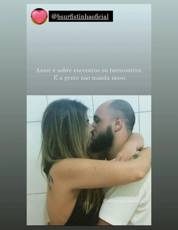 Bruna Surfistinha parabeniza o marido, Xico Santos, pelos 33 anos (Foto: Reprodução/Instagram)