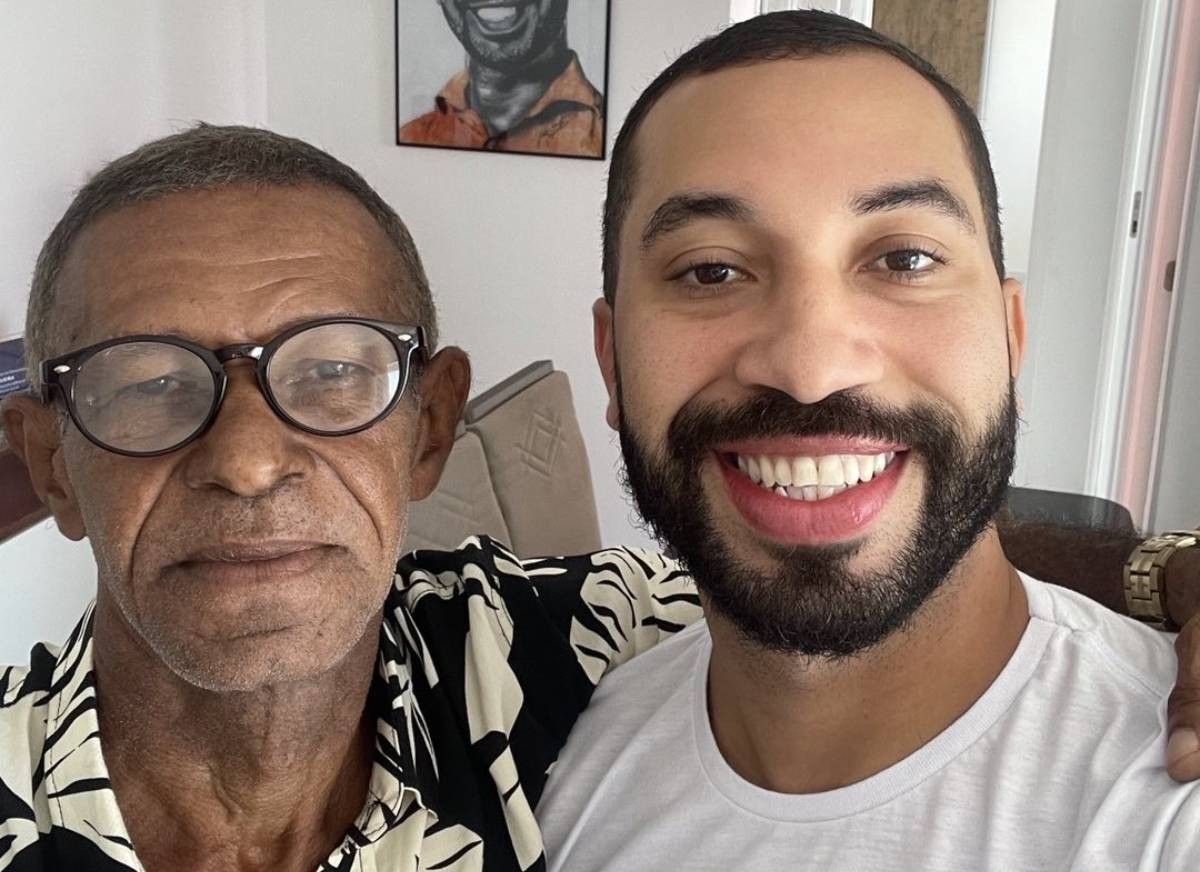 Gil do Vigor com o pai (Foto: Reprodução/Instagram)