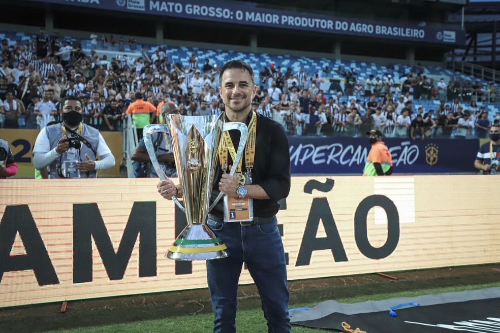 Rodrigo Caetano, diretor de futebol do Atlético-MG — Foto: Pedro Souza/Atlético-MG 