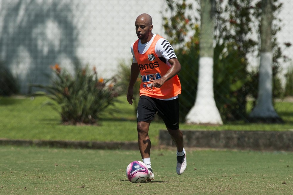 Romário durante a passagem pelo Santos — Foto: Ivan Storti/Santos FC