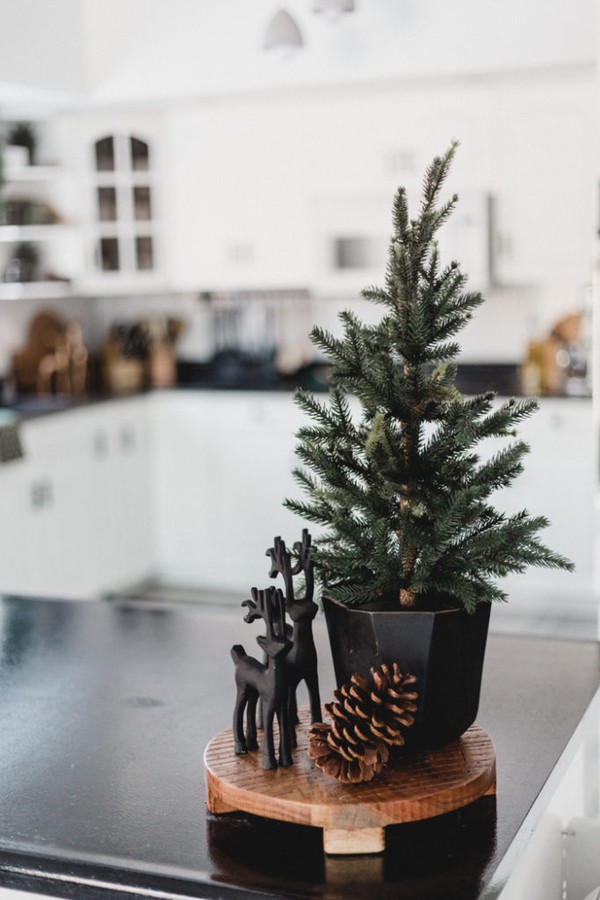 Natal: 10 ideias minimalistas para decorar cantinhos da casa  (Foto: Reprodução/Pinterest )