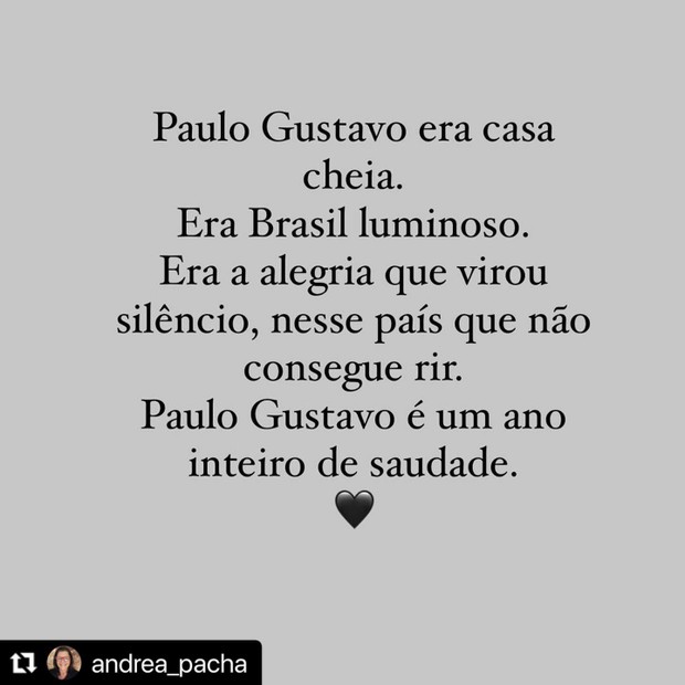Post de Maria Ribeiro (Foto: Reprodução/ Instagram)
