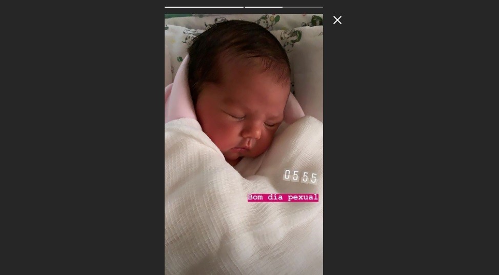 Rafael Vitti publica mais uma foto da filha, Clara Maria (Foto: Reprodução/ Instagram)