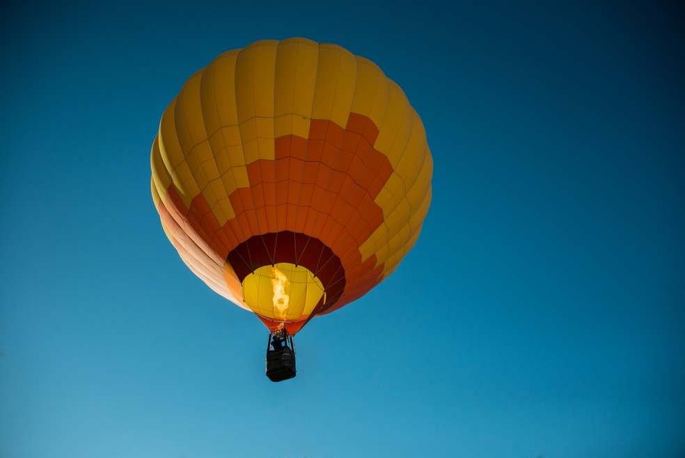 Voo de balão em São Lourenço — Foto: Divulgação
