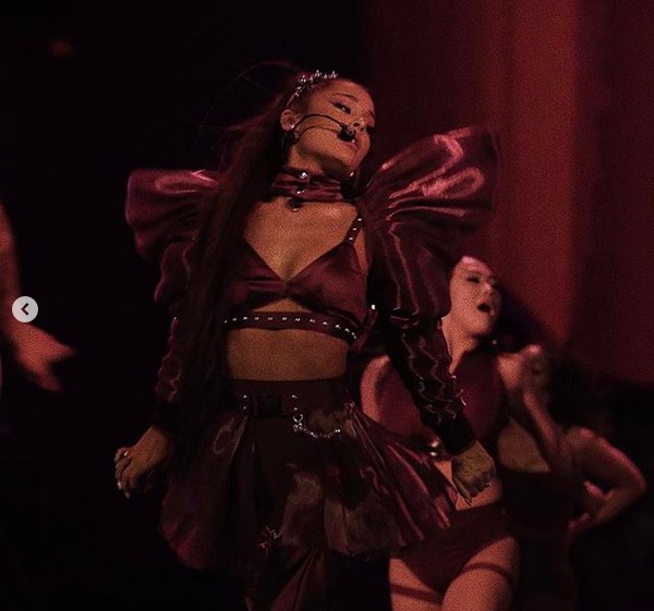 A cantora Ariana Grande no Festival Coachella  (Foto: Instagram)