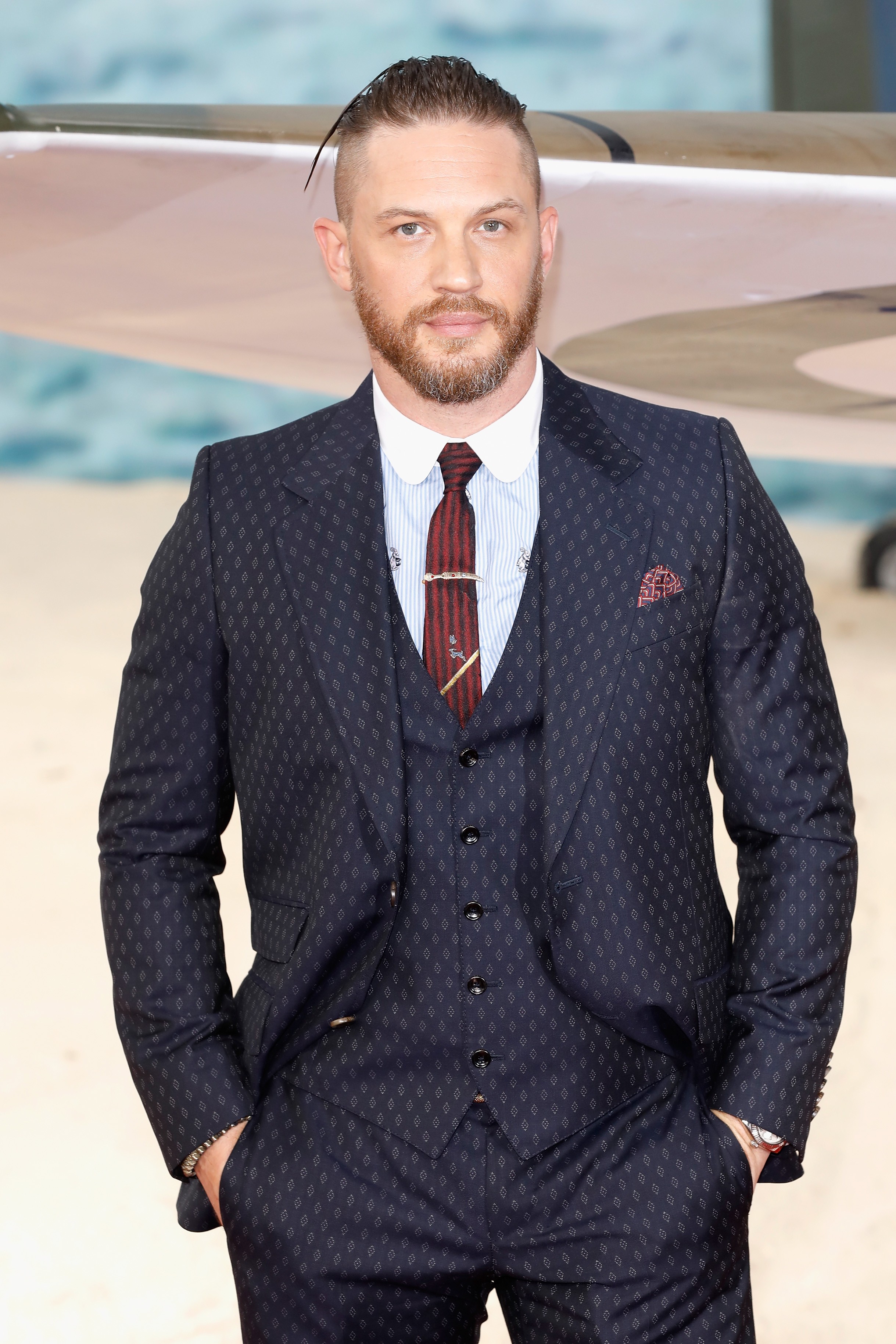 LONDON, ENGLAND - JULY 13:  Tom Hardy arrives at the 'Dunkirk' World Premiere at Odeon Leicester Square on July 13, 2017 in London, England.  (Photo by Tristan Fewings/Getty Images) (Foto: Getty Images)