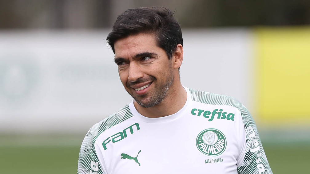 Abel Ferreira, técnico do Palmeiras — Foto: Cesar Greco / Ag. Palmeiras