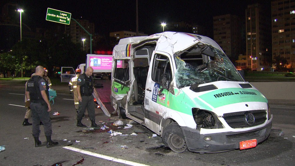 VÃ­timas foram levadas para o Hospital Miguel Couto, na Zona Sul do Rio â Foto: ReproduÃ§Ã£o / TV Globo