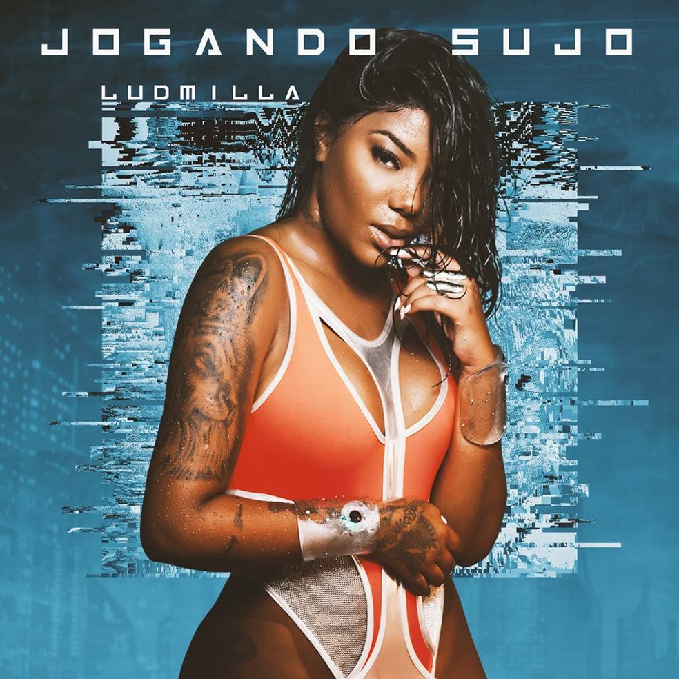 Capa definitiva do single 'Jogando sujo', de Ludmilla (Foto: Rodolfo Magalhães)