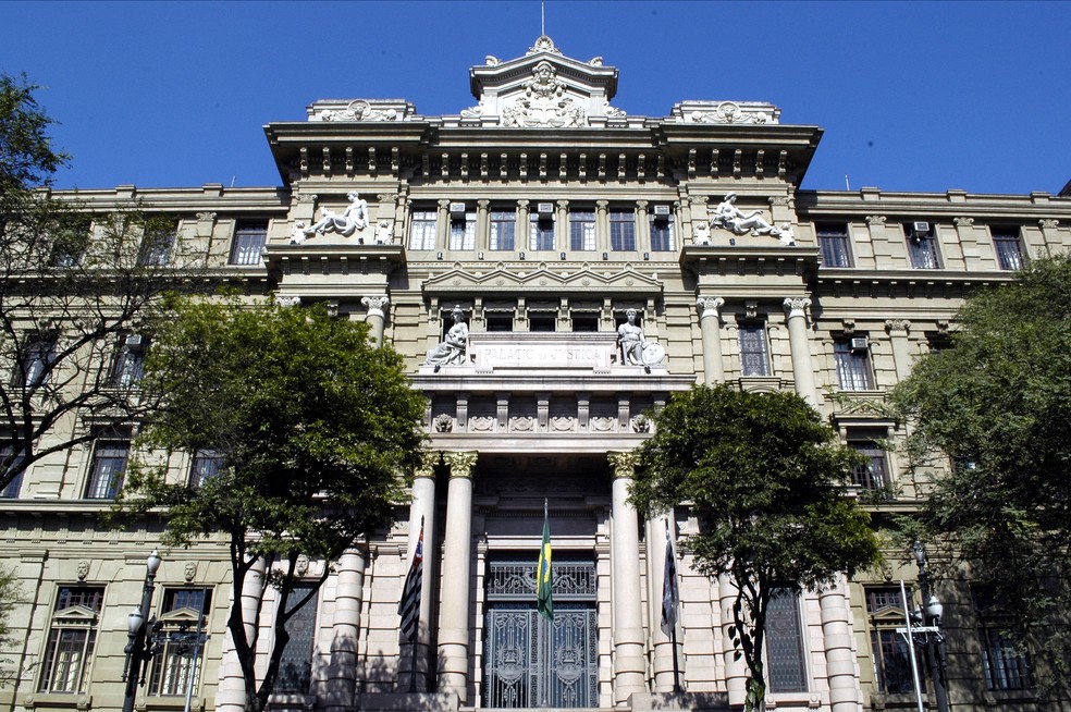 Fachada do Palácio da Justiça, projetado pelo arquiteto Ramos de Azevedo, no centro de São Paulo em foto de 2009 — Foto: Itaci Batista/Estadão Conteúdo/Arquivo