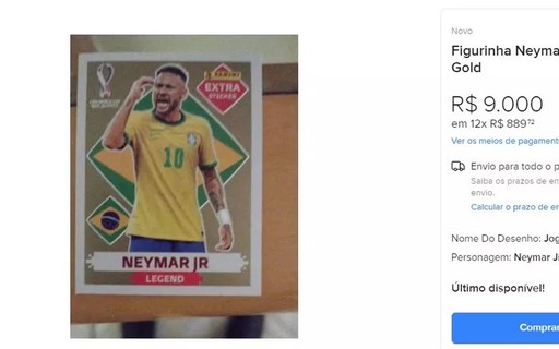ÁLBUM DA COPA: Figurinha rara de Mbappé está sendo vendida por fortuna na  internet