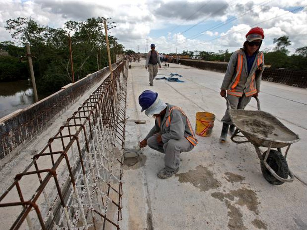 ConstruÃ§Ã£o Civil apresenta queda na geraÃ§Ã£o de emprego em 2019 â€” Foto: Cristino Martins/ AmazÃ´nia Jornal
