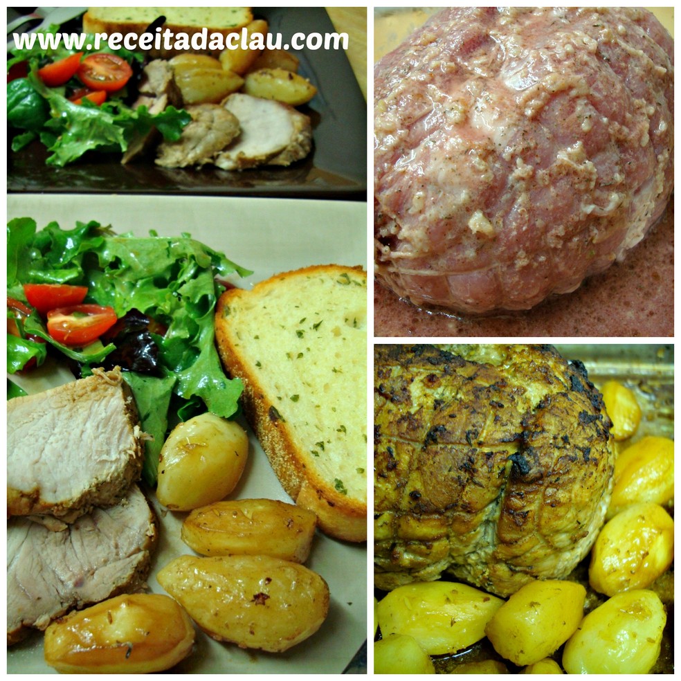 Lombo De Porco Assado Com Batatas Receitas Receitas As frutas também combinam muito bem com carne de porco assada e podem ser servidas com a calda ou sem. lombo de porco assado com batatas