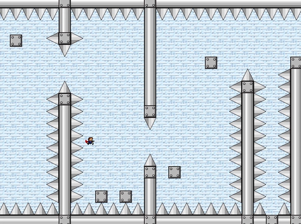 I Wanna be the Guy é conhecido por sua dificuldade exagerada e irritante — Foto: Reprodução/Uptodown