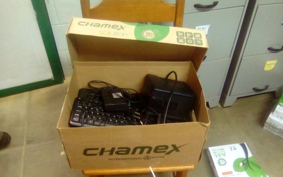 Guardas municipais chegaram quando bandidos estavam para concluir roubo (Foto: Arquivo pessoal)
