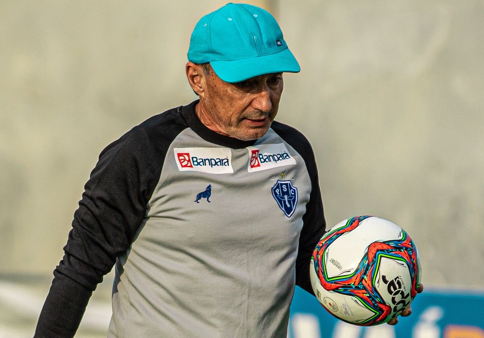 Roberto Fonseca, técnico do Paysandu — Foto: Jorge Luís Totti/Ascom Paysandu
