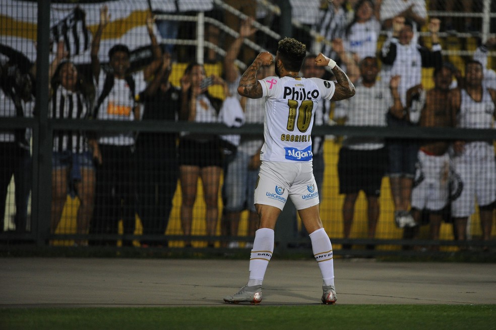 Gabigol marca novamente. Artilheiro do BrasileirÃ£o cresceu com Cuca â?? Foto: Wesley Rodrigues/AgÃªncia Estado