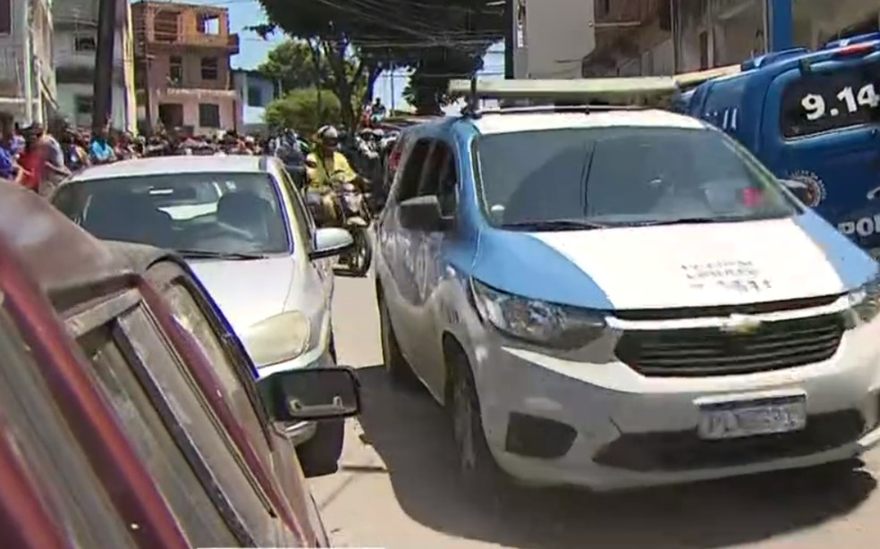Caso ocorreu no bairro de Boa Vista do Lobato, em Salvador — Foto: Reprodução/TV Bahia