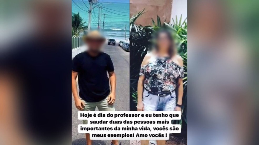 Anderson homenageou a mãe e o namorado antes de morrer. — Foto: Reprodução/RedesSociais