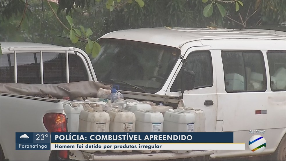 Gales foram apreendidos pela polcia em Rondonpolis  Foto: TV Centro Amrica