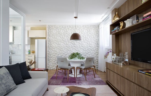 Apartamento pequeno: reforma transforma 30 m² em 65 m² (Foto: Denilson Machado/MCA Estúdio)