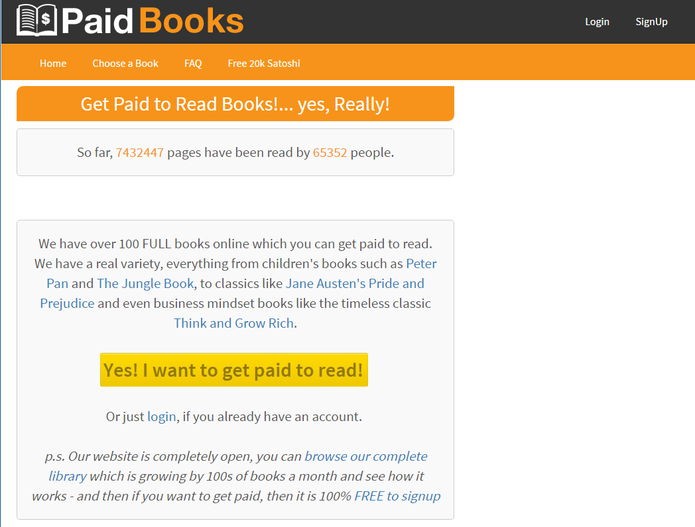 PaidBooks paga com bitcoins para você ler livros (Foto: Felipe Alencar/TechTudo)