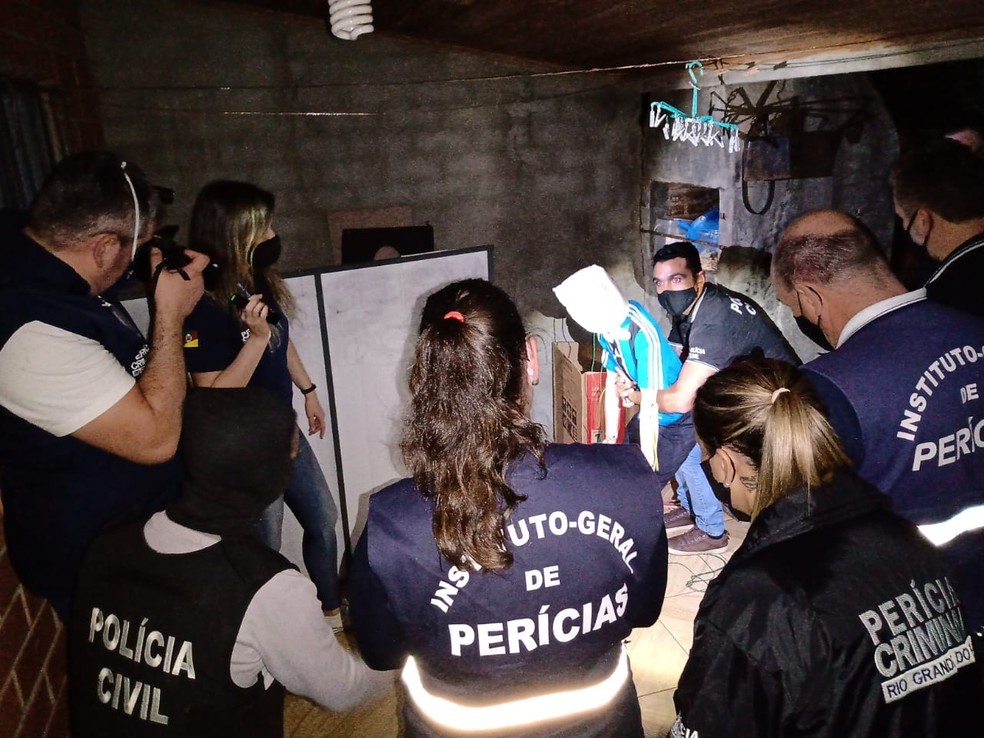 Reconstituição durou cerca de 3h — Foto: Ascom /IGP