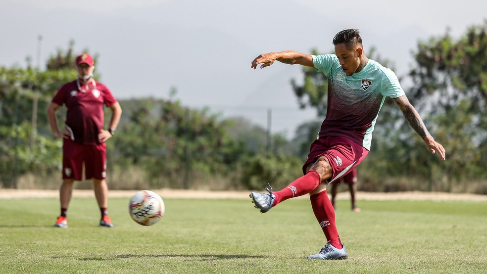 Orinho, lateral do Fluminense � Foto: Lucas Mer�on / FFC
