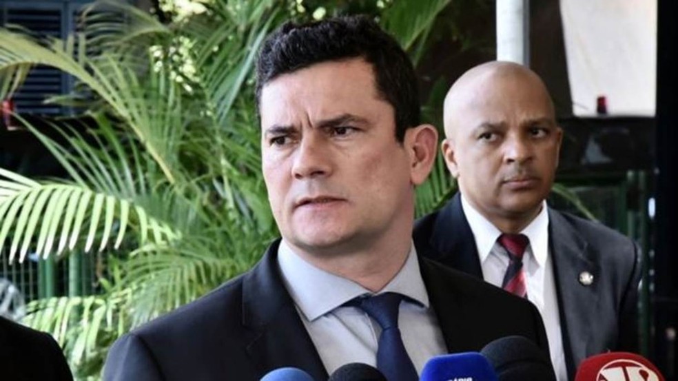 Moro foi trazido ao governo Bolsonaro com status de superministro — Foto: RAFAEL CARVALHO / GOVERNO DE TRANSIÇÃO