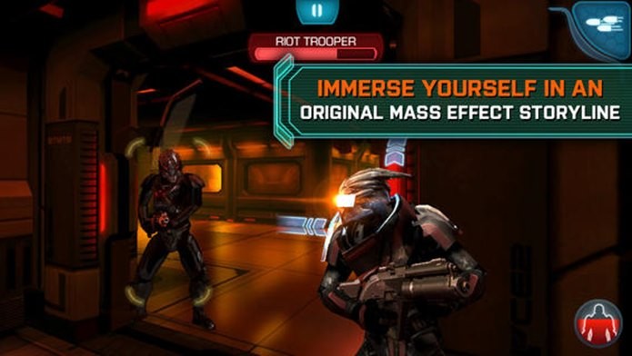 Mass Effect para iPhone e iPad está em promoção! Aproveite! (Foto: Divulgação)