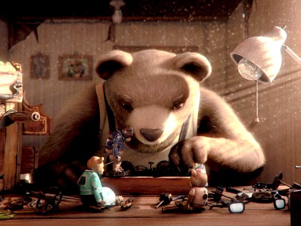 Cena da animação "História de um urso", vencedor do Oscar do melhor curta de animação (Foto: Reprodução)