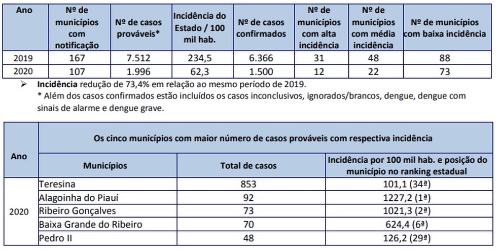 Casos de dengue no Piauí ??? Foto: Divulgação/Sesapi
