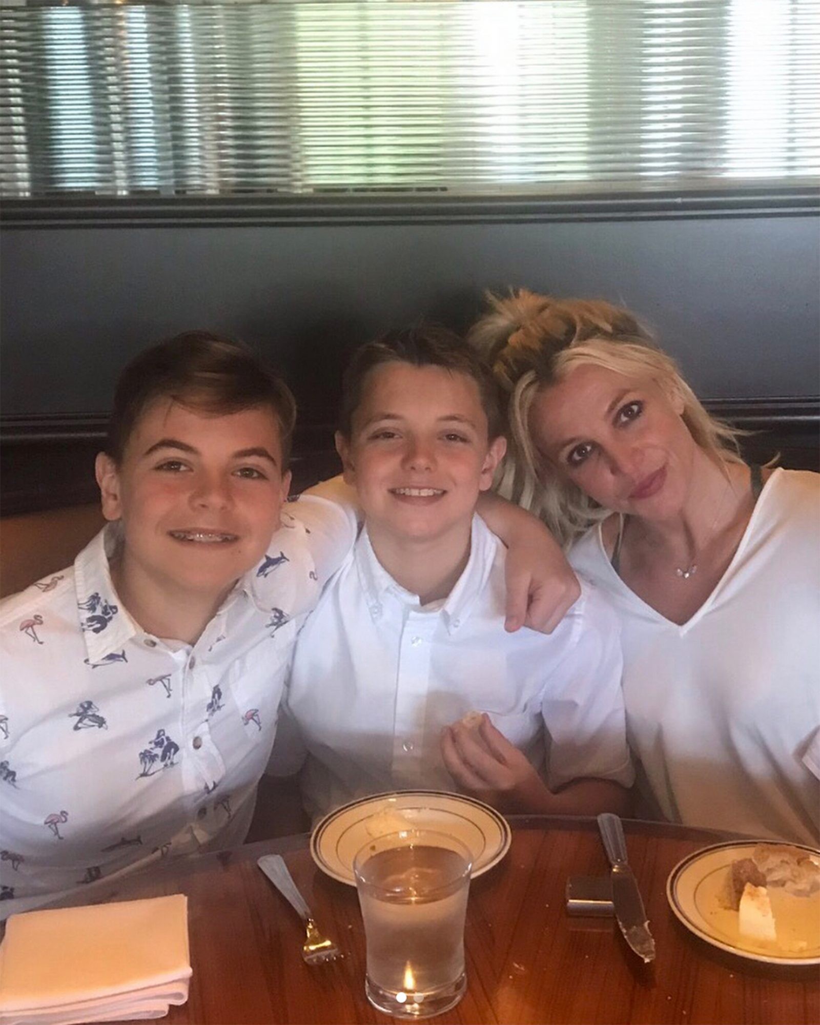 Britney Spears e os filhos Sean e Jayden (Foto: Instagram)