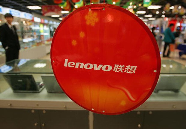 Loja da Lenovo em Pequim (Foto: Getty Images)