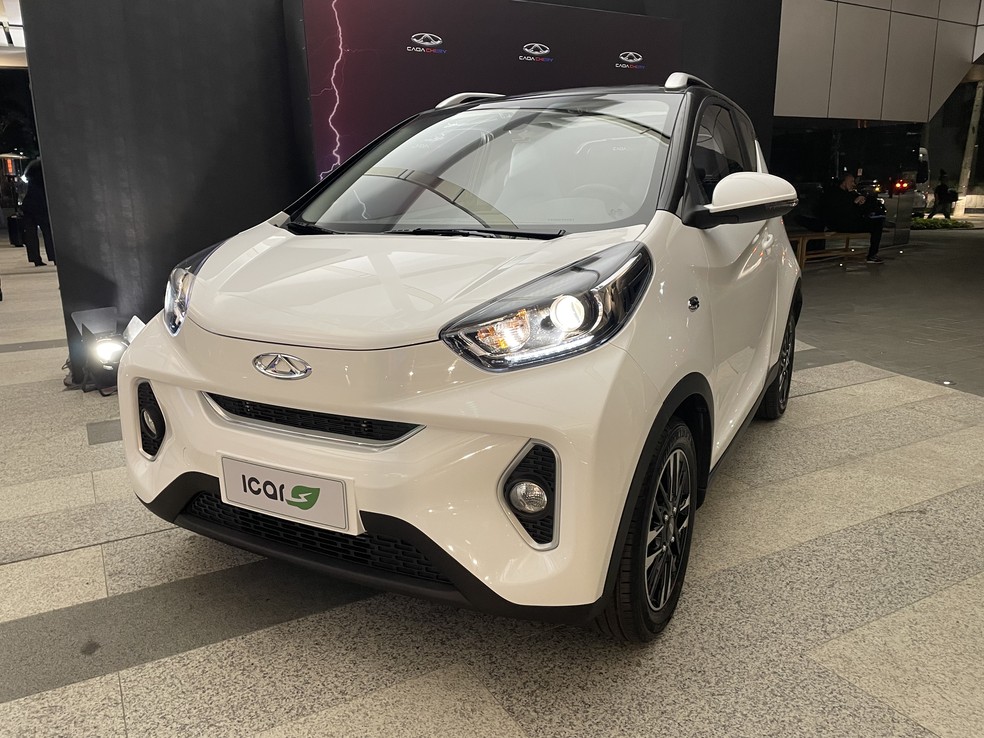 Caoa Chery iCar é mais novo carro elétrico mais barato do Brasil — Foto: Emily Nery/Autoesporte