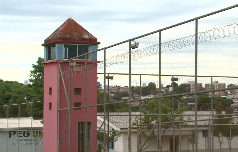 Penitenciária Estadual de Guarapuava — Foto: Eduardo Andrade/RPC Guarapuava