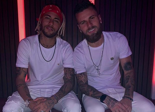 Neymar e Lucas Lima (Foto: Reprodução/Instagram)
