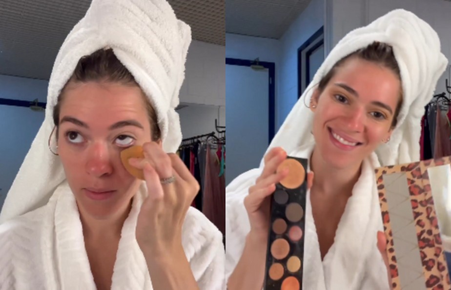 Ana Clara chama atenção ao cometer 'erros' durante vídeo de maquiagem
