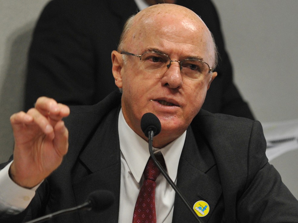 Othon Luiz participou, em 2011, de audiência no Senado para discutir o sistema de energia nuclear do país  — Foto: Antonio Cruz/ABr