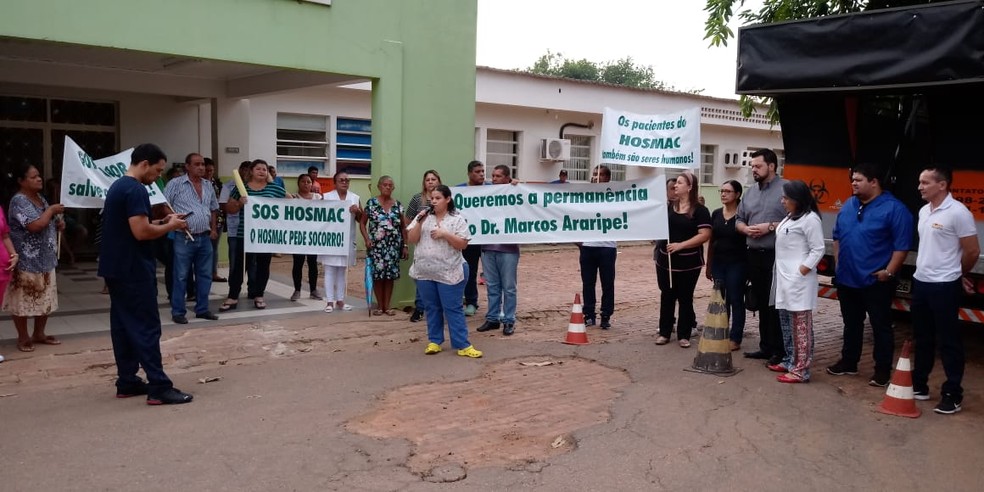 Pacientes e servidores do Hosmac pedem melhorias na unidade — Foto: Lidson Almeida/Rede Amazônica Acre