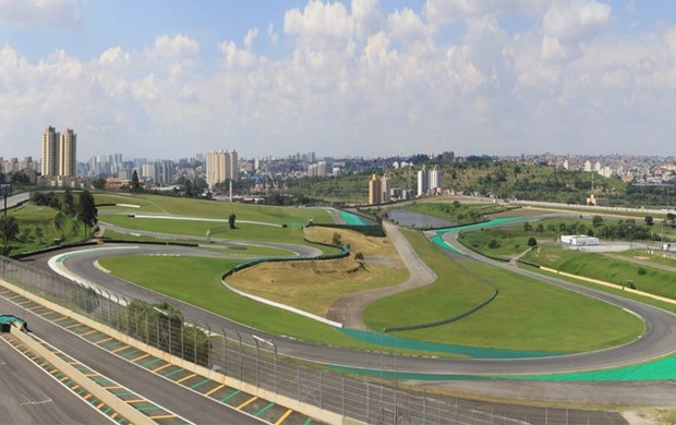 Vista panorâmica do Autódromo José Carlos Pace, em São Paulo (Foto: José Cordeiro/ SPTuris)