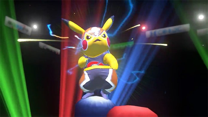 Pokkén Tournament foi confirmado para o Wii U no ocidente e recebeu novo personagem: Pikachu Libre (Foto: Reprodução/YouTube)