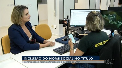Eleitores podem fazer inclusão do nome social no título até 08 de maio de 2024