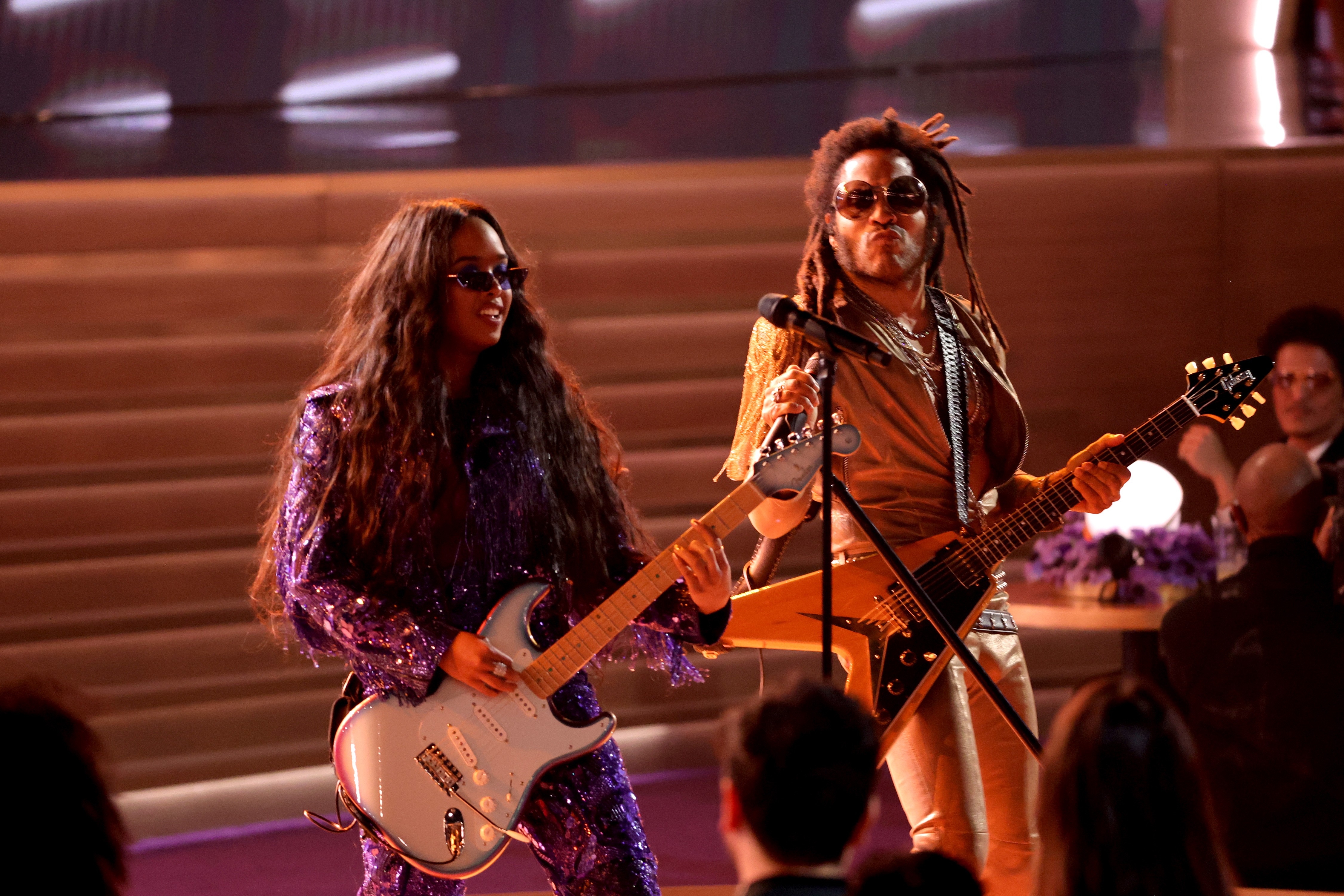 HER e Lenny Kravitz (Foto: Getty Images) HER e Lenny Kravitz (Foto: Getty Images)