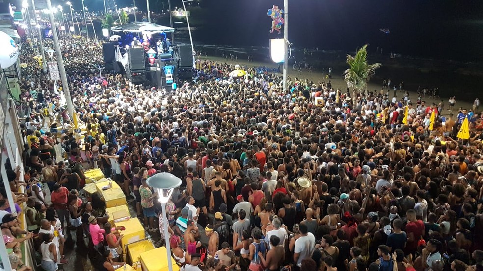 BaianaSystem no carnaval de Salvador — Foto: Jony Torres/TV Bahia