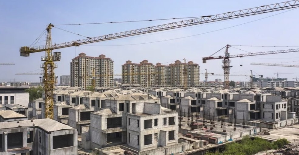 China anuncia pacote de socorro ao setor imobiliário — Foto: Bloomberg